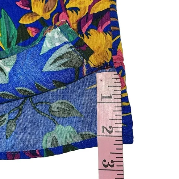 Cynthia Rowley Blue Tropical Floral Tank Top Size Small NWT - Picture 13 of 17
